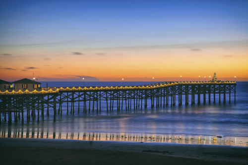 Crystal Pier in Pacific Beach, San Diego, CA